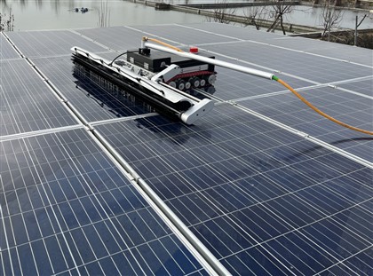 Automated Solar Panel Cleaning Robot